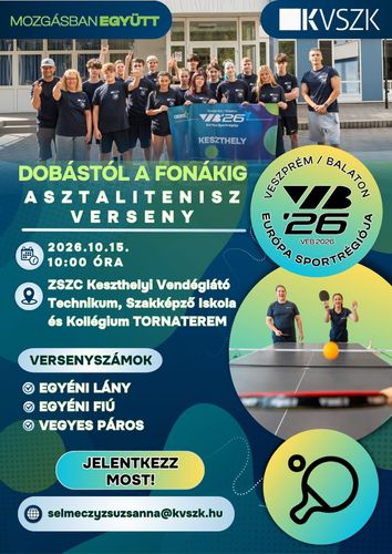 Dobástól a Fonákig Asztalitenisz Verseny!