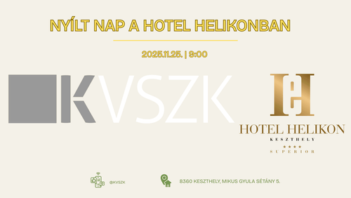 NYÍLT NAP A HELIKONBAN